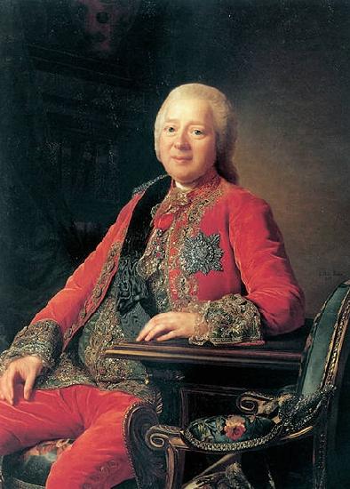 Alexander Roslin Portrait of Count N.I Panin oil painting image